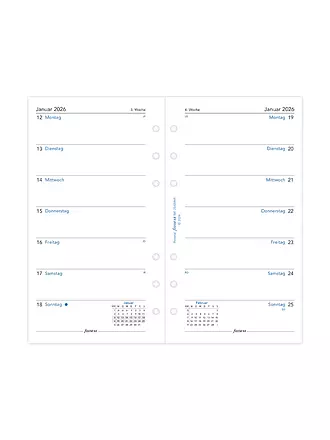 FILOFAX | Kalendereinlage Woche Deutsch Personal 2026 | 